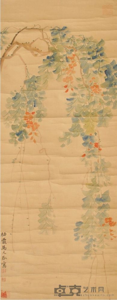 马元驭 花卉 102×40