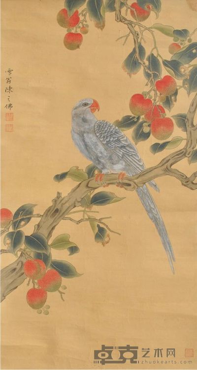 陈之佛 花鸟 78*41CM