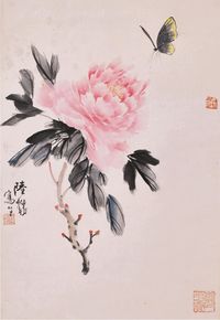 陆抑非 花卉