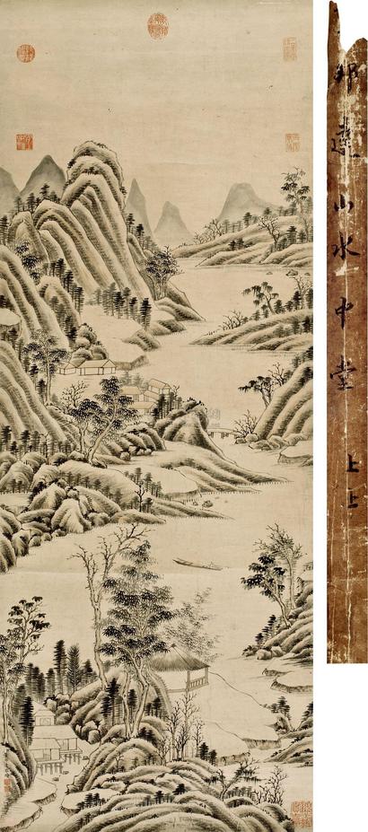 董邦达 （款） 山水 立轴