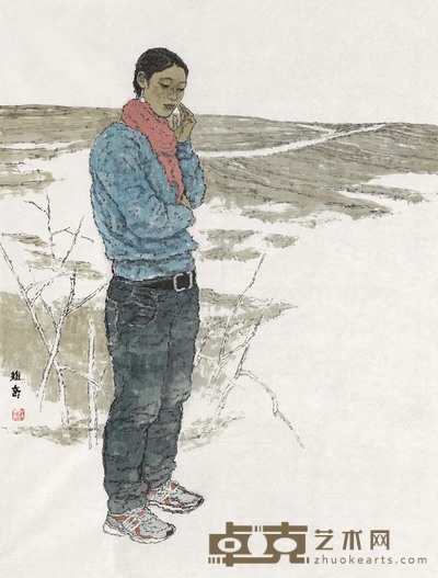 赵奇 早春 镜心 90×70cm