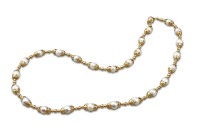 日本海珍珠18K金项链