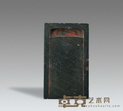 清 歙石抄手砚 
