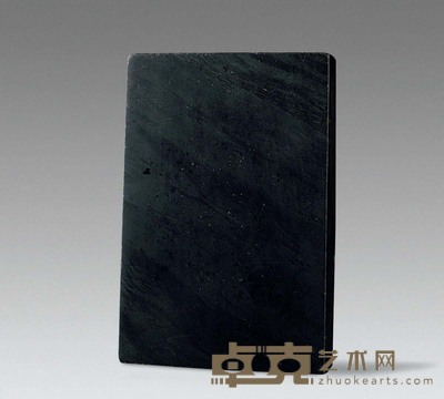 清 歙石砚板 