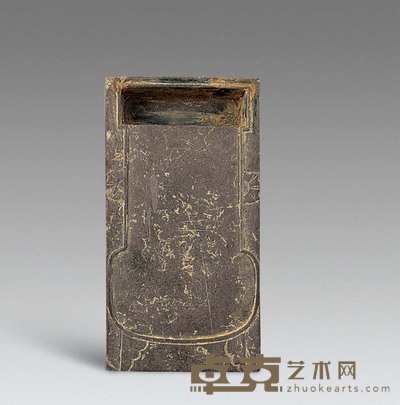 清 端石抄手砚 