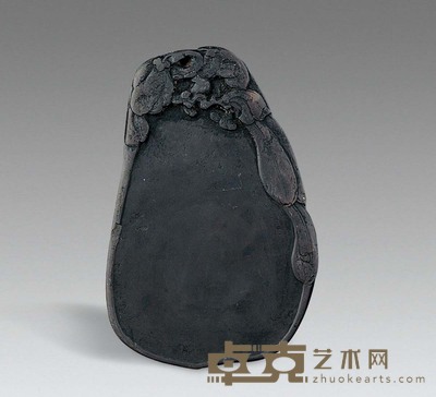 清 汪士慎铭端石砚 