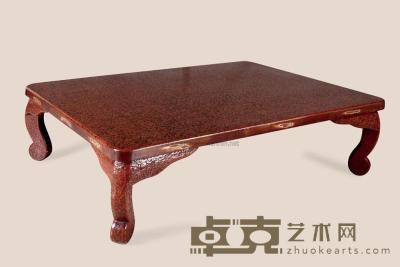 民国 犀皮漆长方桌 81×105×32cm
