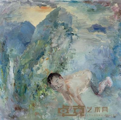 肖克刚 2010年作 无题 100×100cm