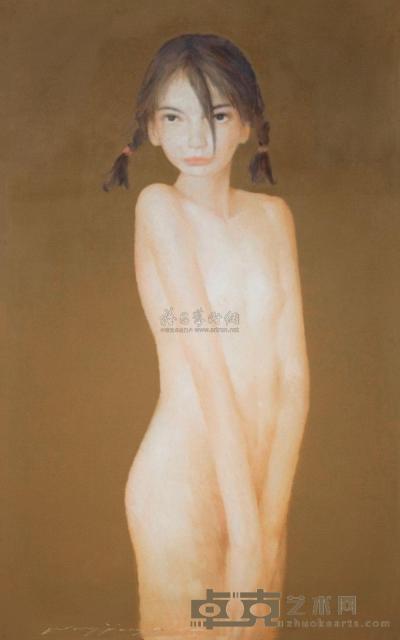 汪江 2006年作 小女孩 130×90cm