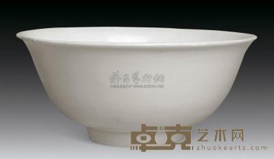明·永乐 白釉碗 16.5×7cm