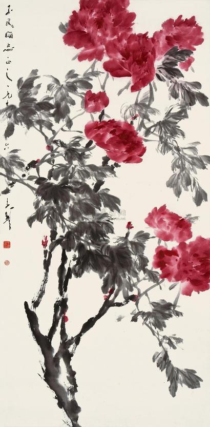 王子武 牡丹 镜片