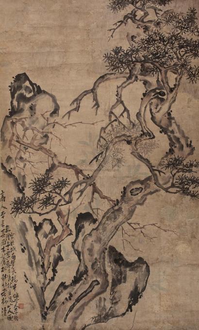 李鱓 （款） 1756年作 岁寒三友 立轴