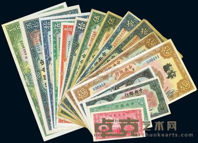 中央银行纸币共16种不同 