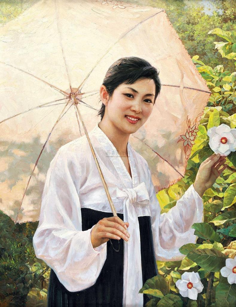 金成俊 2008年作 花儿为谁开