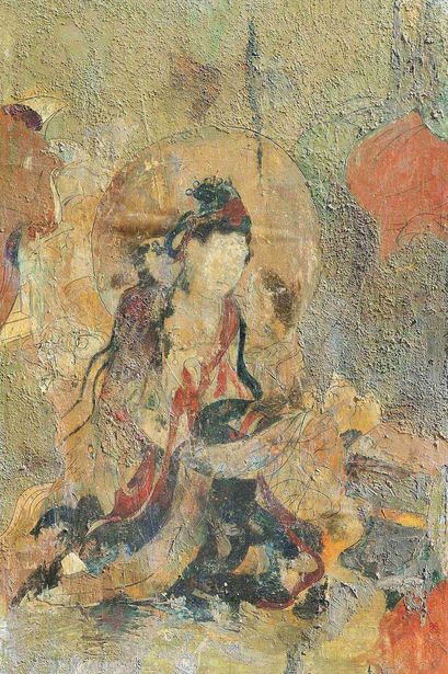 朱乃正 双面画---观世音（正面）