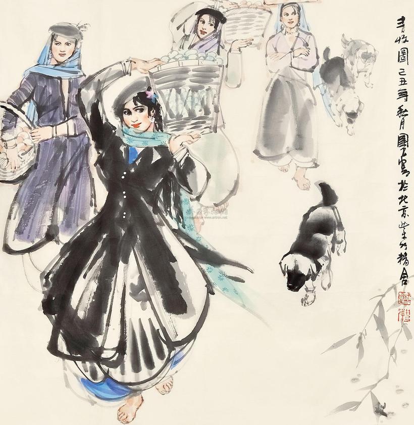 史国良 1985年作 丰收图