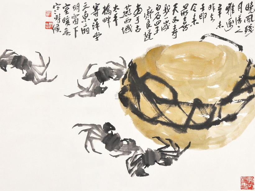 齐良迟 晓风残月 镜框