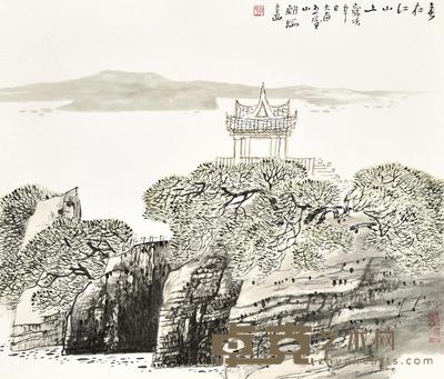 王朝瑞 山水 卡纸 45.3×53cm