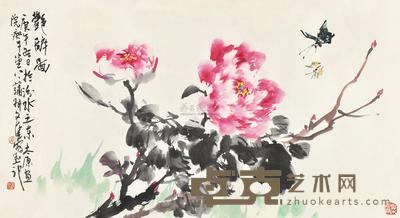 裴文奎 艳醉图 立轴 99×55cm