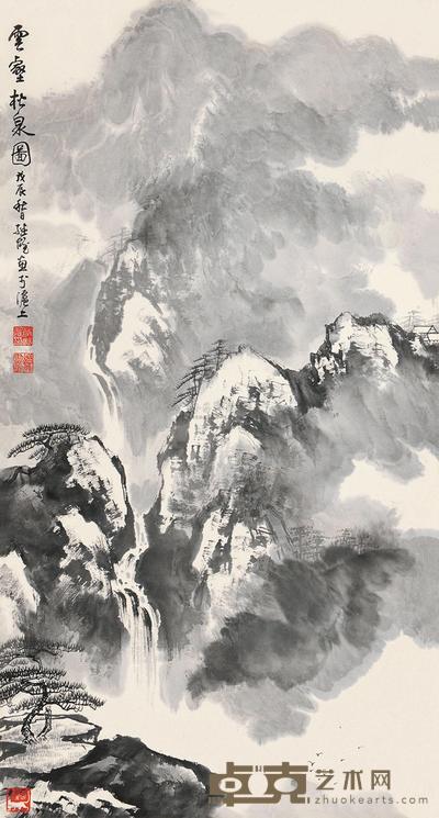 劳继雄 山水 立轴 87×47cm