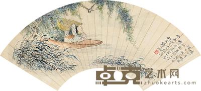 蒋升旭 等 人物 扇片 （五件选一） 