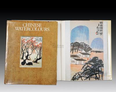 海外早期出版中国水墨画画册2册
