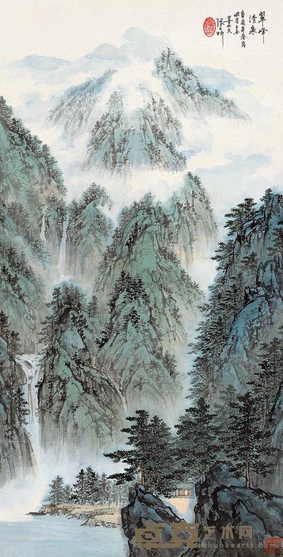 张大昕 山水 立轴 87×44cm