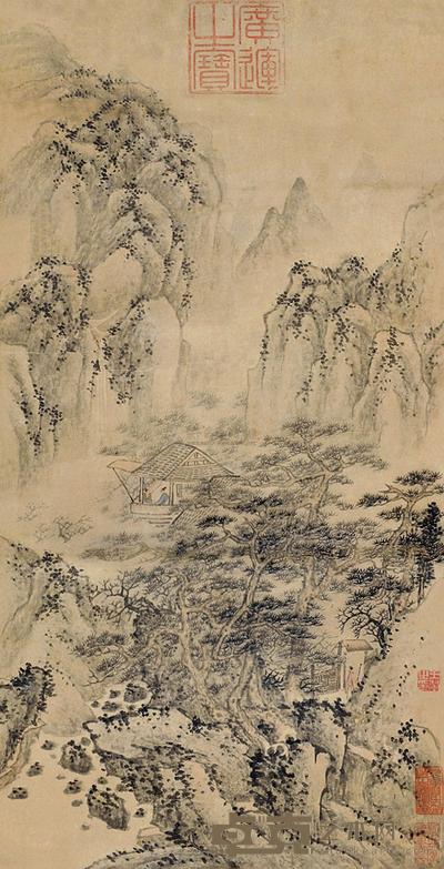 王翚 （款） 山水 立轴 61×31cm