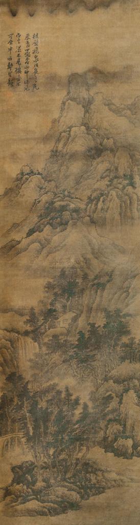 龚贤 山水 立轴
