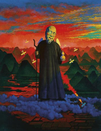 刘野 1996年作 齐白石肖像