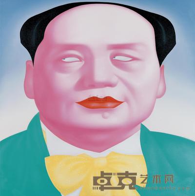 俸正杰 2000年作 毛泽东 149×149cm