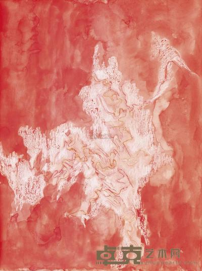谢景兰 1987年作 欢鸟舞 64.5×50cm