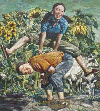 王文江 2011年作 恍过秋天 200×190cm