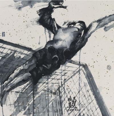 王劲松 INK FIGURE NO. 21