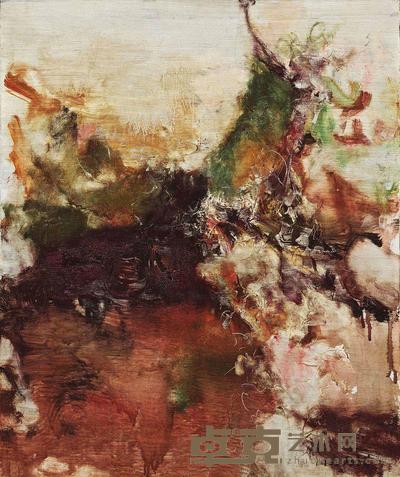 周春芽 YA'AN 72.5×60.5cm