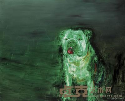 周春芽 BULLDOG 120×150cm