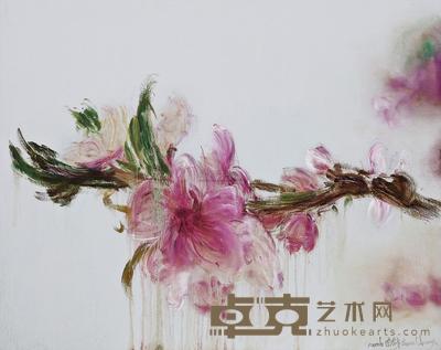 周春芽 BLOOMING 109.5×150cm