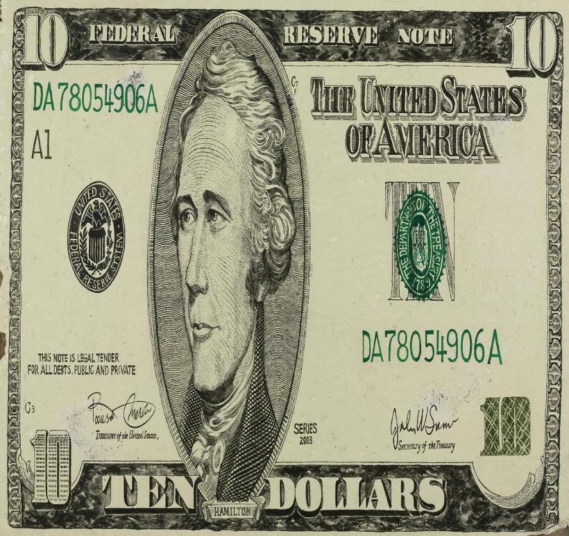 王劲松 BANK NOTE （10 US DOLLARS）
