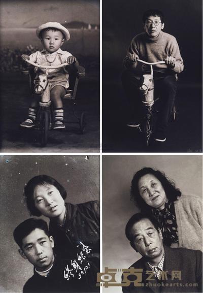 海波 MUMA AND LIFETIME （TWO SETS OF TWO） 60.6×42.5cm；L:60×43.5cm