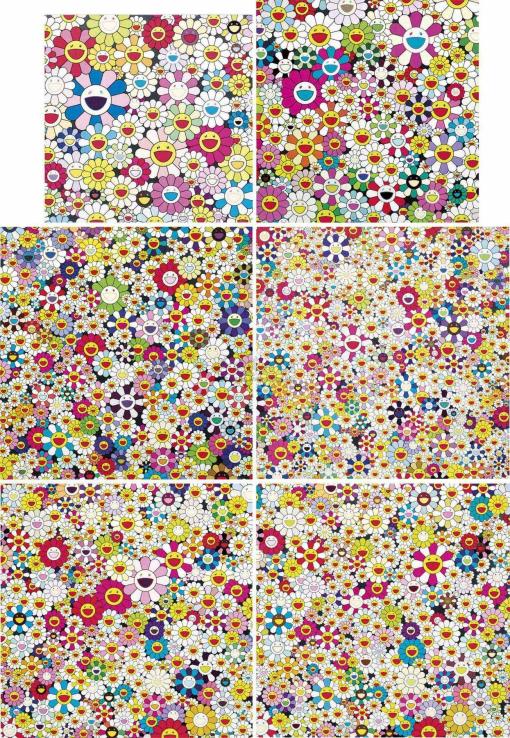 TAKASHI MURAKAMI OPEN YOUR HANDS WIDE， EMBRACE HAPPINESS! （AND FIVE OTHER WORKS）