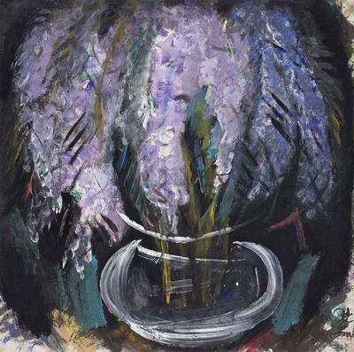 林风眠 WISTERIA IN A VASE framed