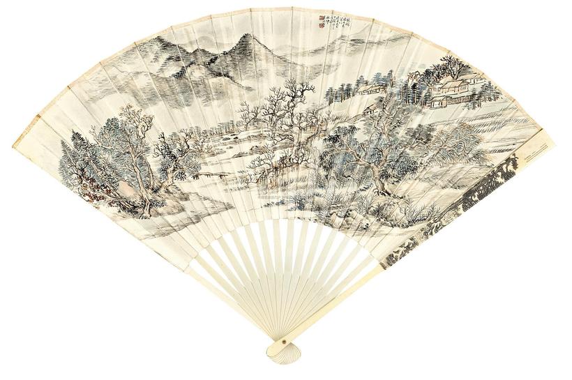 吴熙曾 LANDSCAPE folding fan