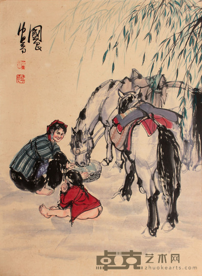 史国良 人物镜片 68×50