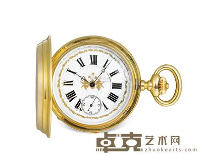 18K包金超大怀表 