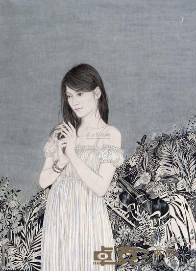 范春晓 心语 镜心 133×97.5cm