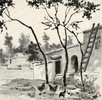 李桦 1958年作 农家院