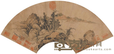 董诰 山水 