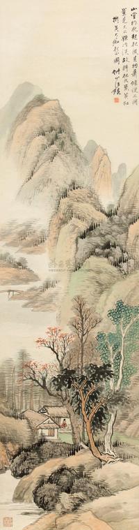 汪琨 山水 立轴