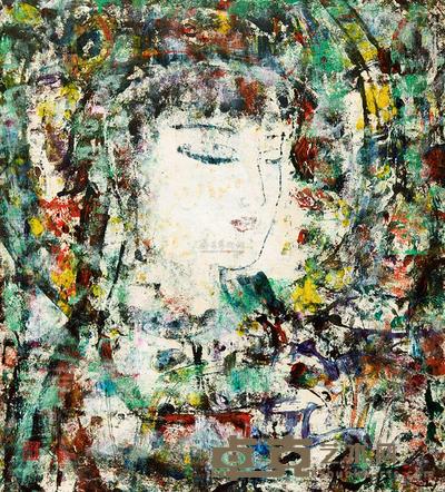 孔伯基 人物 镜心 53×47cm