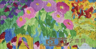 WALASSE TING BIRDS IN SPRING 95×175cm
